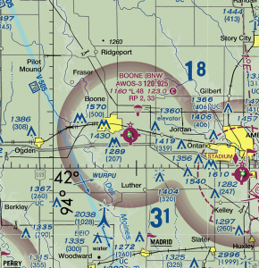 Boone Municipal Airport Map